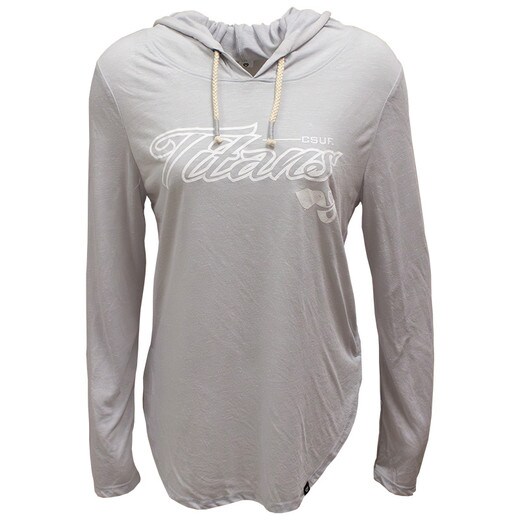 Colosseum CSUF Titans Foxglove Long Sleeve - LIght Grey